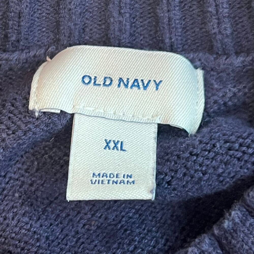 Old Navy Sweater Lot Womens XXL Blue Red Black Crewneck Preppy Tops School Shirt - Picture 4 of 16